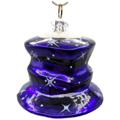 Patricia Breen Catz Hatz Purple Snowman Hat Christmas Ornament CATZ 2570GIFT