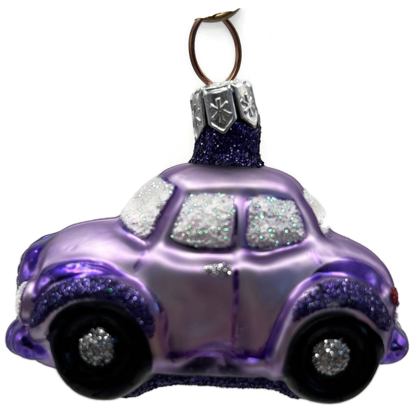 Patricia Breen Purple Car OOAK CO Christmas Ornament CATZ 9900CO