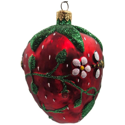 Patricia Breen Grande Strawberry Fruit Bees Spring Christmas Tree Ornament