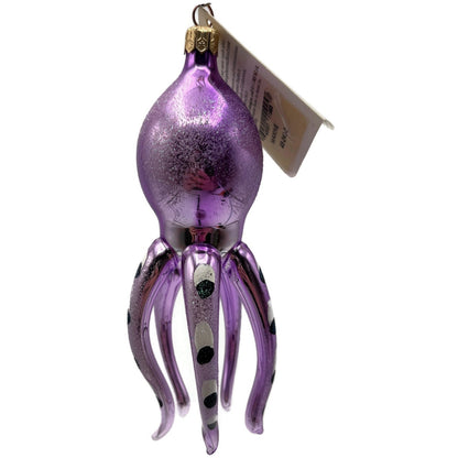 Christopher Radko Maxine Purple Octopus Glass Christmas Ornament 93-240-2