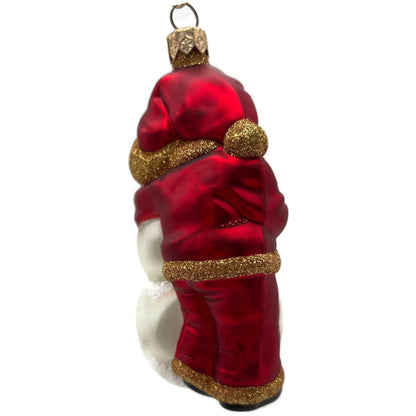 Patricia Breen Friends Snowman Santa Claus Snowflakes Christmas Tree Ornament