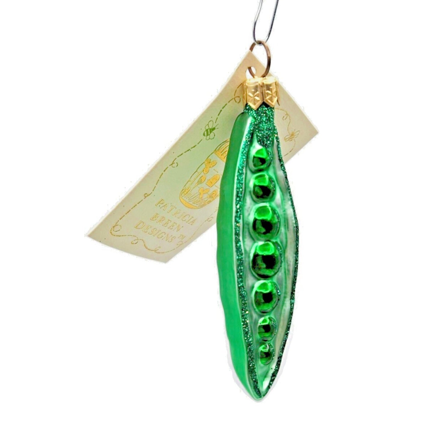 Patricia Breen Green Bean Studio Gift Vegetables Christmas Holiday Ornament 9900