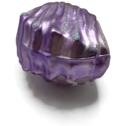 Patricia Breen A Walk On The Beach Lavender Shell Summer Christmas Tree Ornament