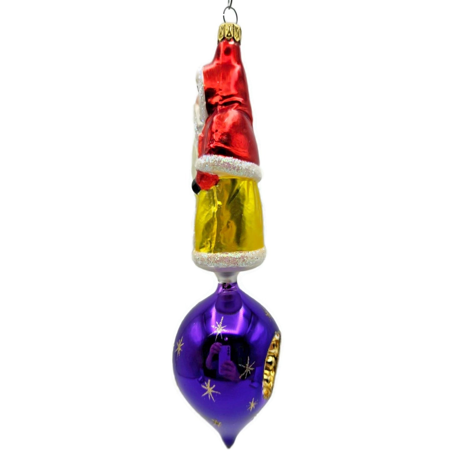 Christopher Radko Georgian Santa Claus Reflector Christmas Ornament 93-292-0