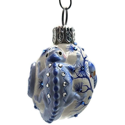 Patricia Breen Springtime Chameleon Blue Bird Spring Christmas Ornament