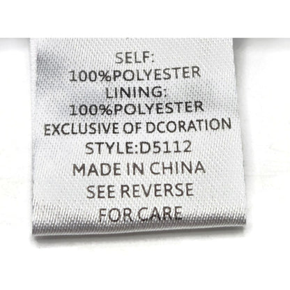 Ladies Medium Holiday Maxi Dress Navy Blue Gold Shimmer V-Neck 62 inch