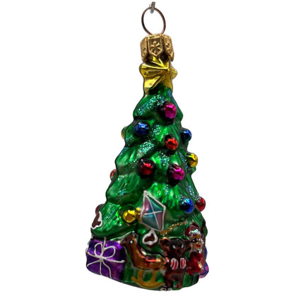 Christopher Radko Spruced Up Spruce Little Gems Holiday Glass Ornament 97-152-0