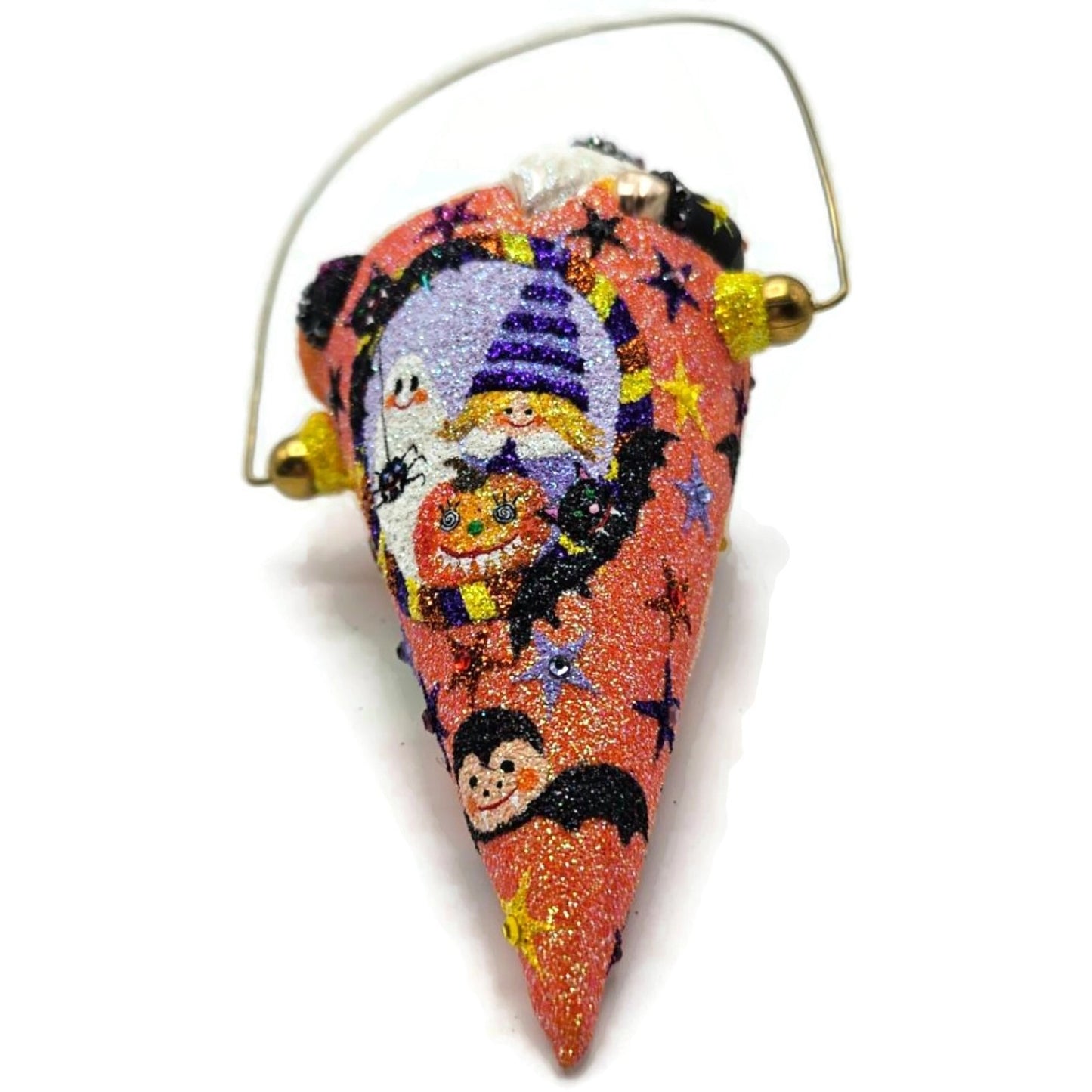Patricia Breen Victorian Candy Cone Tricksters Pumpkin Halloween Ornament CATZ