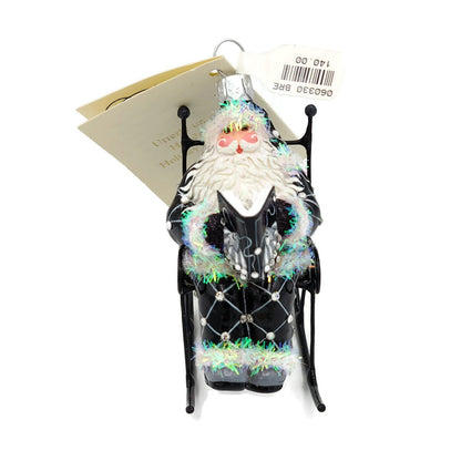 Patricia Breen Fitzgerald Santa Claus Rocking Chair Christmas Holiday Ornament