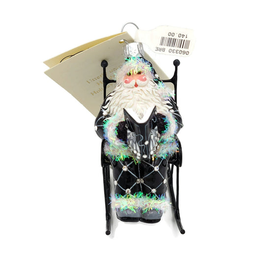 Patricia Breen Fitzgerald Santa Claus Rocking Chair Christmas Holiday Ornament