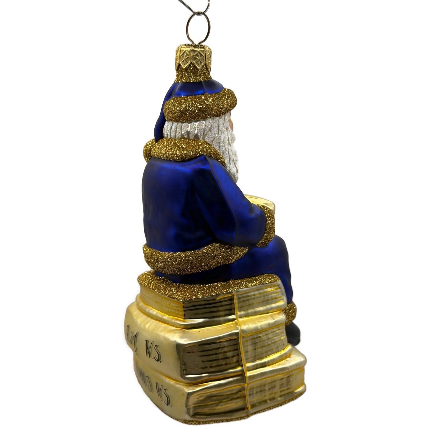 Patricia Breen Santa Reads Romeo Juliet William Shakespeare Christmas Ornament