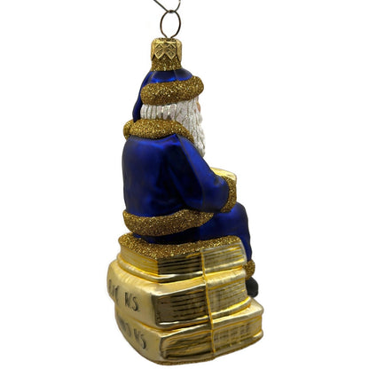 Patricia Breen Santa Reads Romeo Juliet William Shakespeare Christmas Ornament