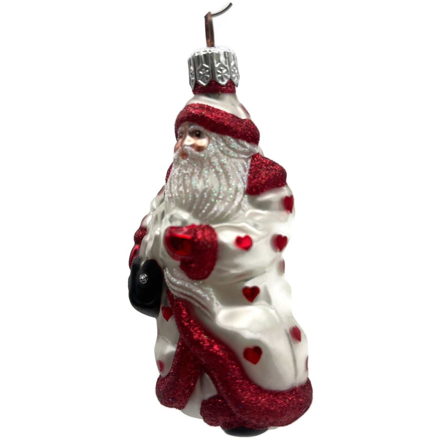 Patricia Breen Miniature Through Rain And Snow Pearl Hearts Valentines Ornament