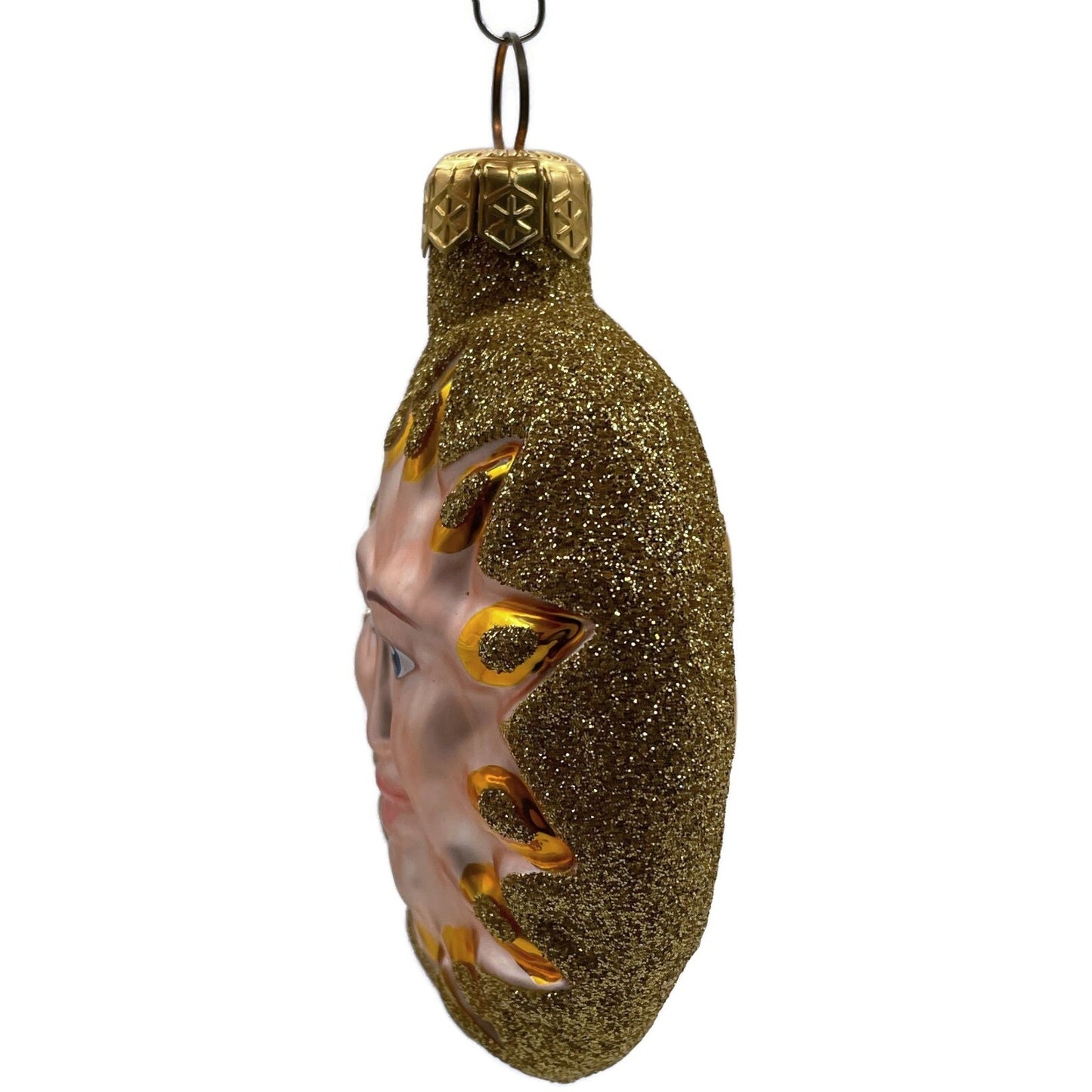 Patricia Breen Sunflower Sun Glittered Tips Gold Summer Christmas Ornament 9516