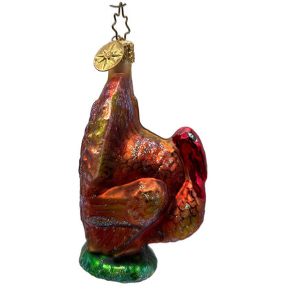 Christopher Radko Hedda Gobbler Turkey Thanksgiving Christmas Ornament 00-182-0