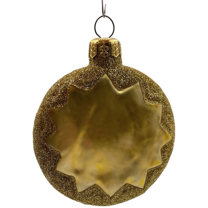 Patricia Breen Sunflower Sun Glittered Tips Gold Summer Christmas Ornament 9516
