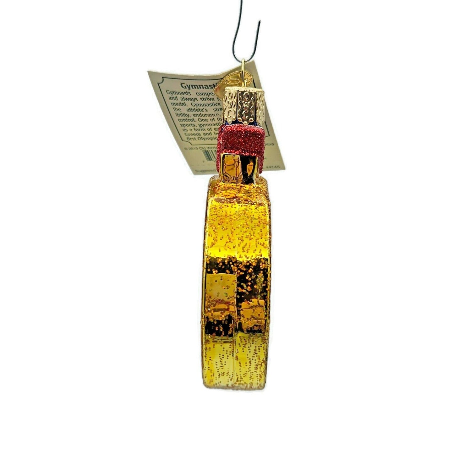 Old World Christmas Gymnastics Gold Medal Christmas Tree Ornament OWC 44145