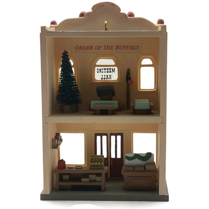 Hallmark Ornament Five and Ten Cent Store 1992 Nostalgic Christmas Village Tree