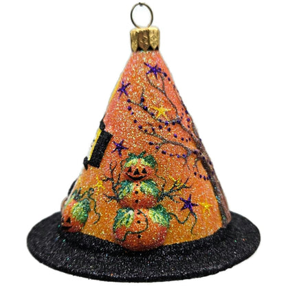 Patricia Breen Villa Boo Black Moons Pumpkin Ghost Halloween Christmas Ornament