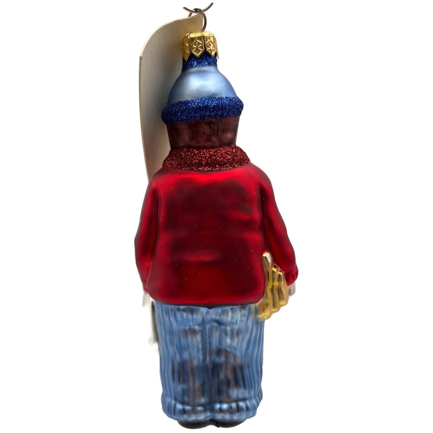 Patricia Breen Henrys First Day of School Red Blue Boy Christmas Ornament 9719