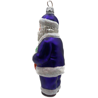Patricia Breen A Snack For Rudolph Purple Glittered Hat Christmas Tree Ornament