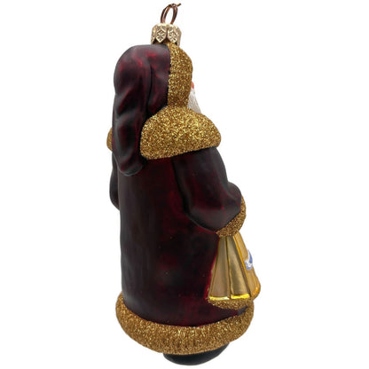 Patricia Breen Santa I: Partridge Pear Bordeaux 12 Days of Christmas Ornament