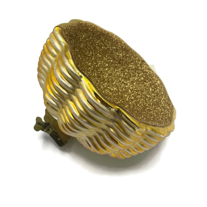 Patricia Breen Bird Egg Nest Gold Clip On Easter Christmas Tree Ornament Rare