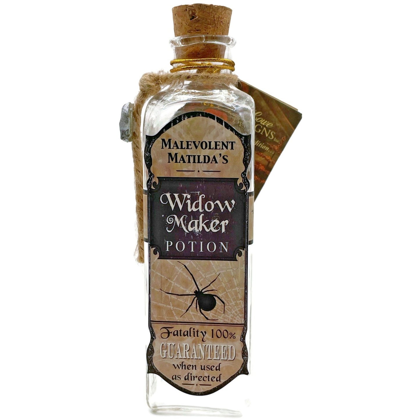 Bethany Lowe Designs Malevolent Matildas Widow Maker Potion Bottle Halloween