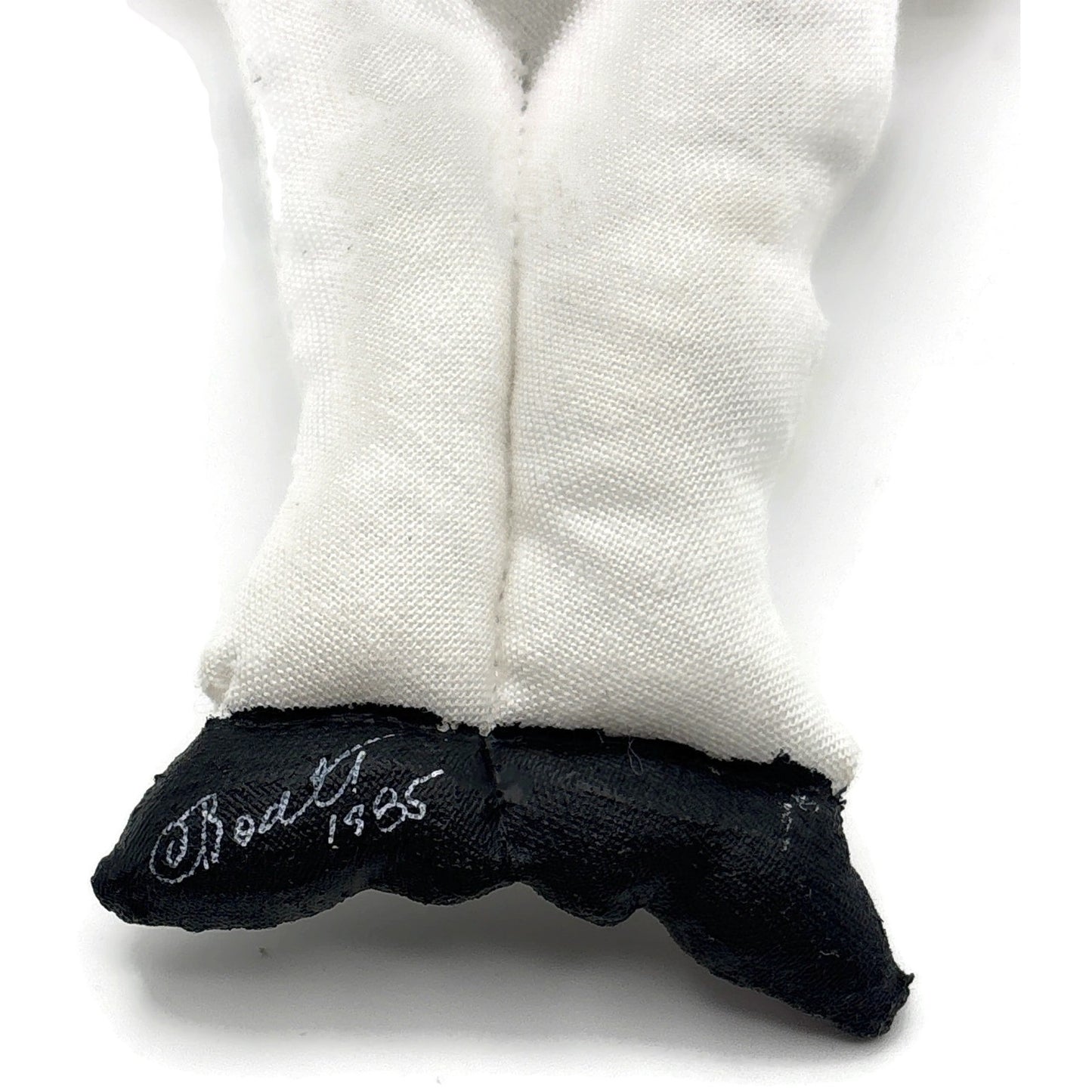 Gladys Boalt Happy Birthday Chef White Fabric Christmas Tree Ornament Signed