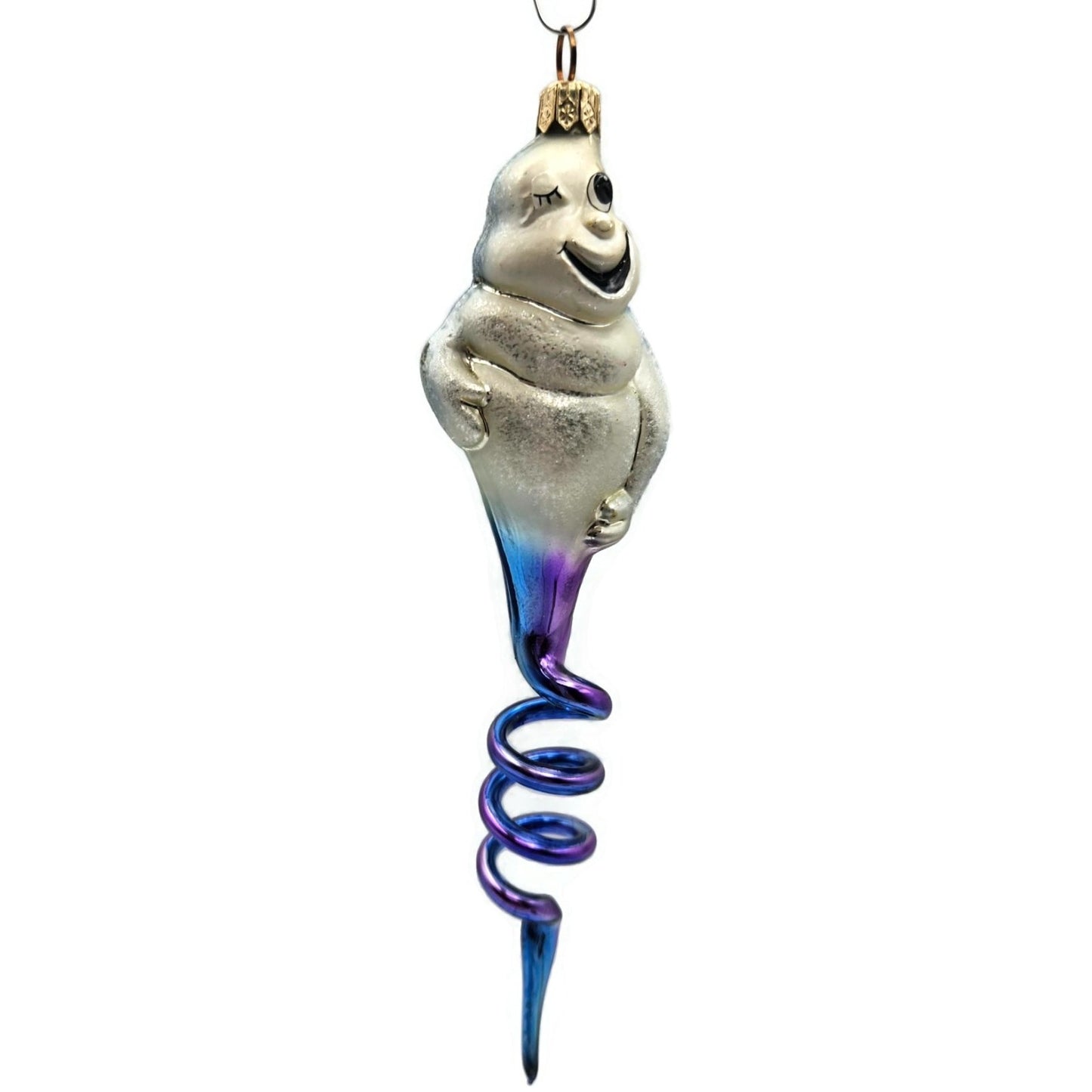 Christopher Radko Ghost Spirit Swirl Halloween Christmas Tree Ornament 99-070-0