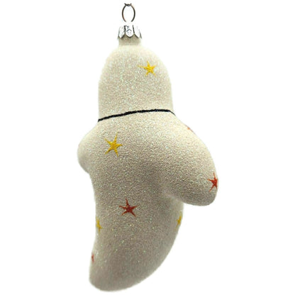 Patricia Breen Very Grand Ghost Pearl White Pumpkin Stars Halloween Ornament