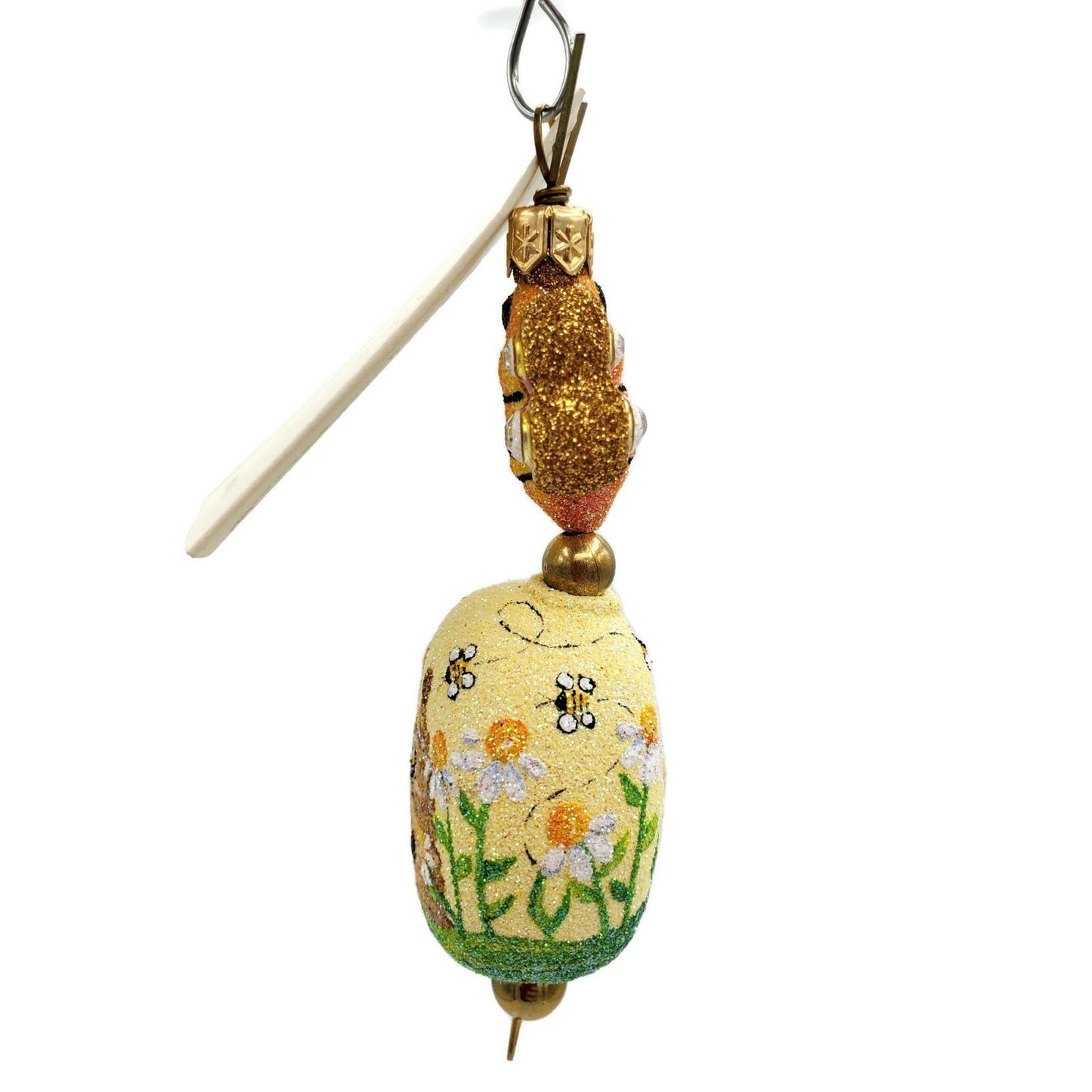 Patricia Breen Kinley Kinetics Sweet as Honey Spring Bees Flowers Tree Ornament
