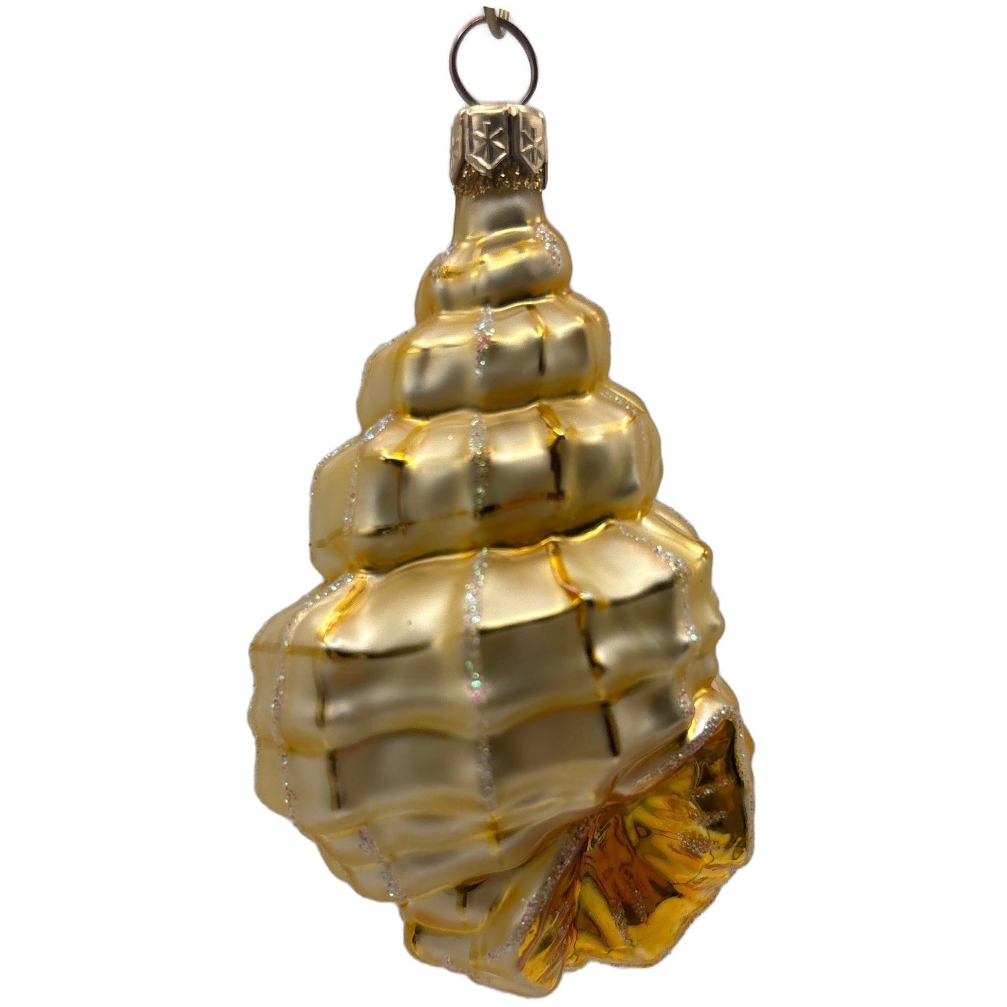 Patricia Breen Eric's Shell Gold Summer Nautical Aquatic Christmas Ornament CATZ