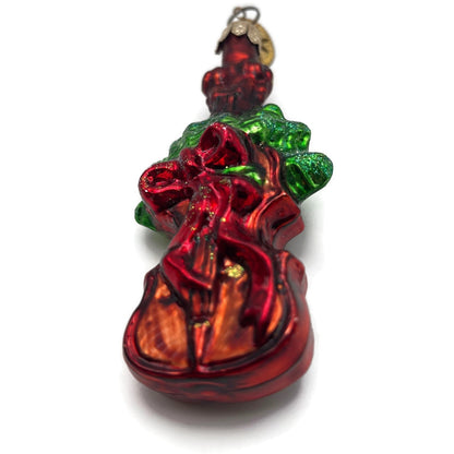 Christopher Radko Holiday Violin Gem Red Christmas Tree Ornament 00-517-0