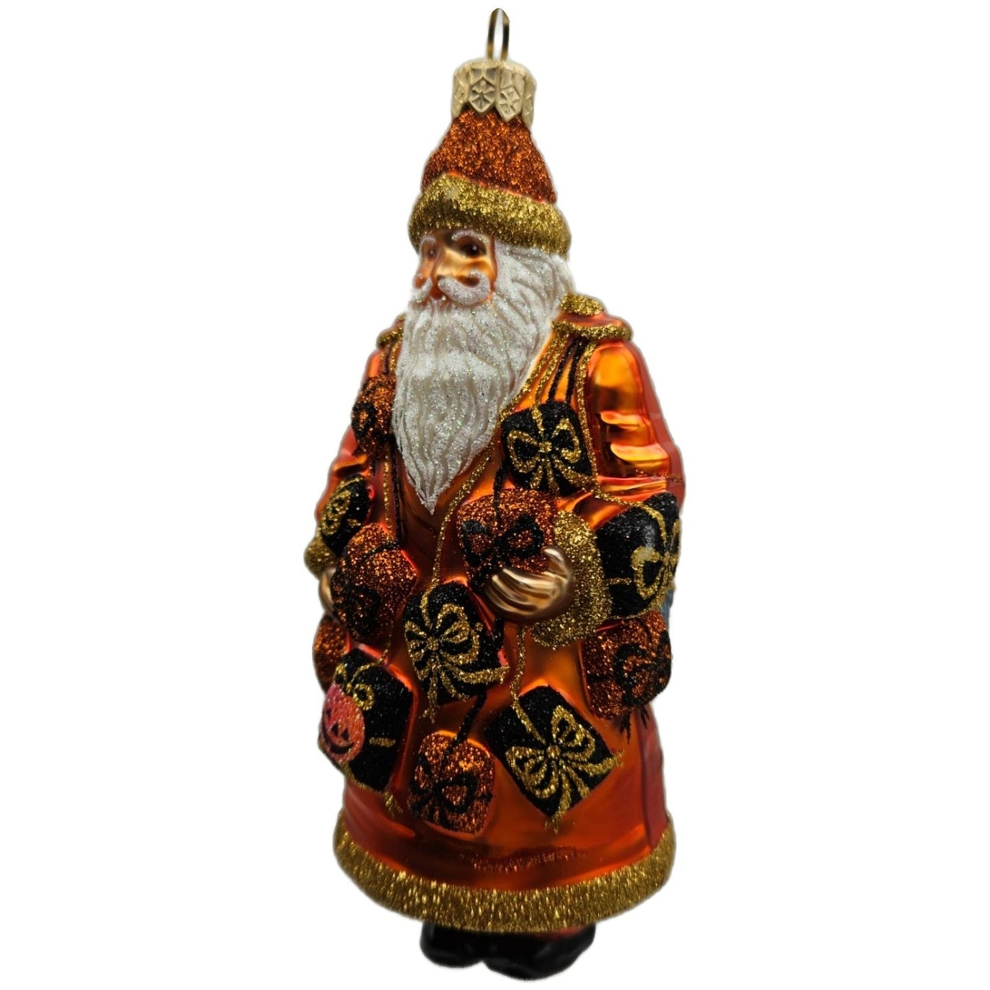 Patricia Breen Portobello Road Santa Orange Pumpkin Halloween Christmas Ornament