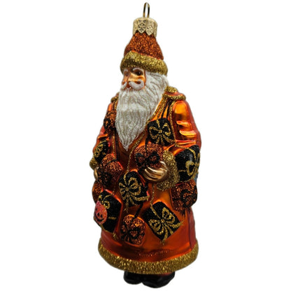 Patricia Breen Portobello Road Santa Orange Pumpkin Halloween Christmas Ornament