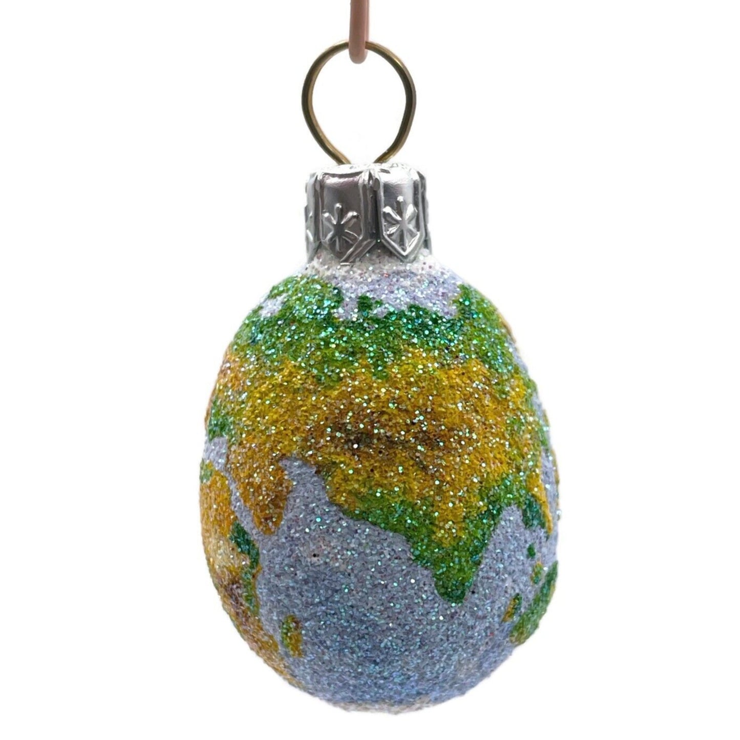 Patricia Breen Miniature Egg Worldly Earth Globe Easter Christmas Ornament 2731