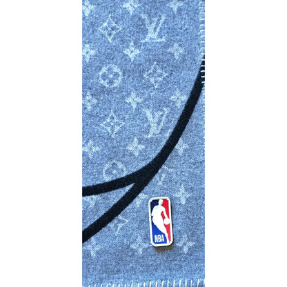 Louis Vuitton NBA Blanket Basketball Court Monogram Wool Cashmere MP2885 Rare