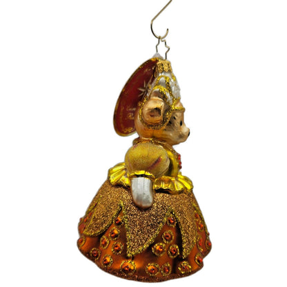 Christopher Radko Muffy Millennium Memory Gold Bear Christmas Ornament 1022544