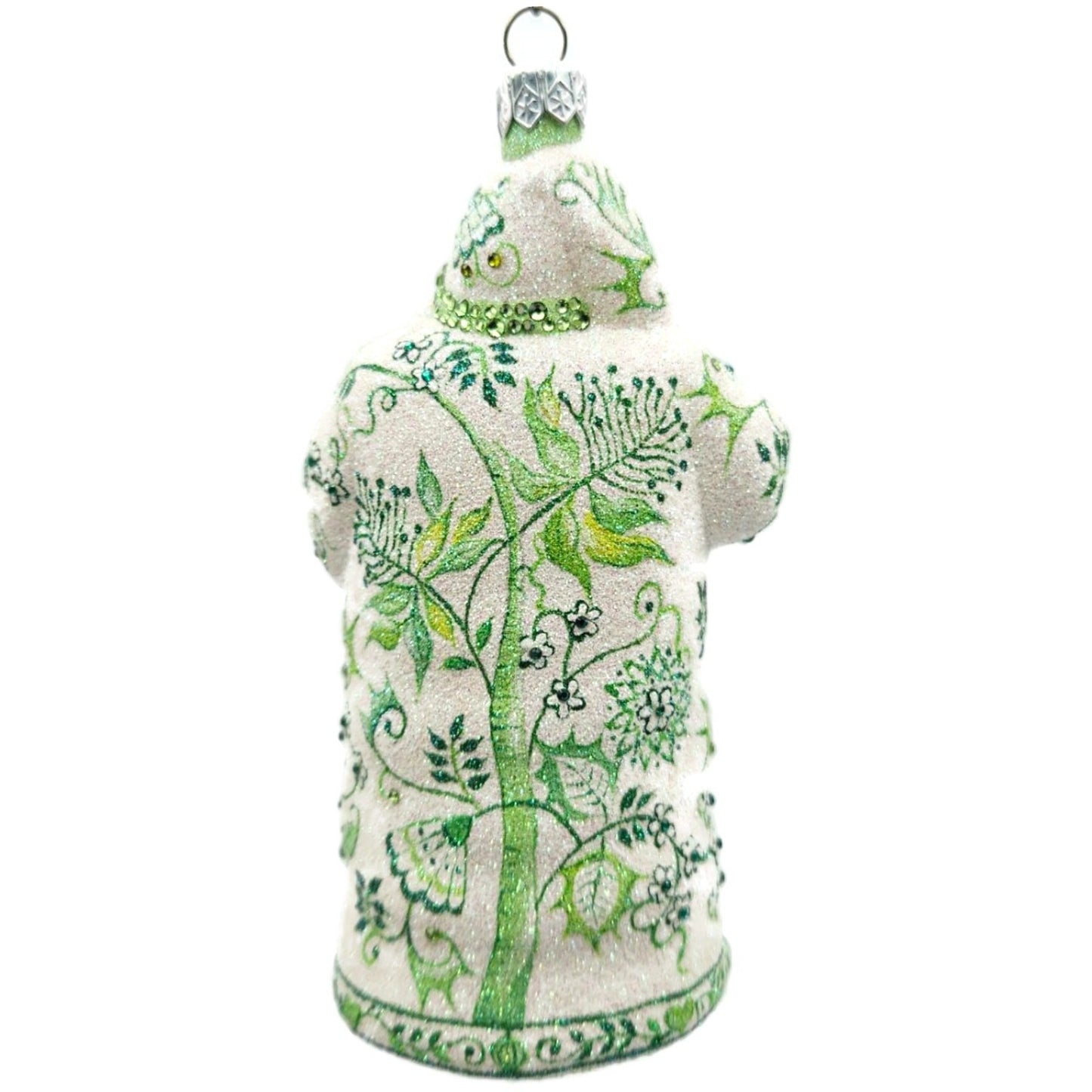 Patricia Breen Connaught Santa Chinoiserie Green Tea Party Christmas Ornament