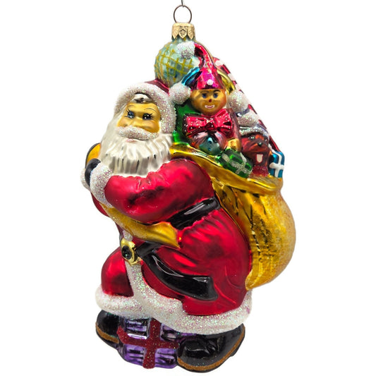 Christopher Radko Little Big Nick Santa Toys Christmas Tree Ornament 00-258-0