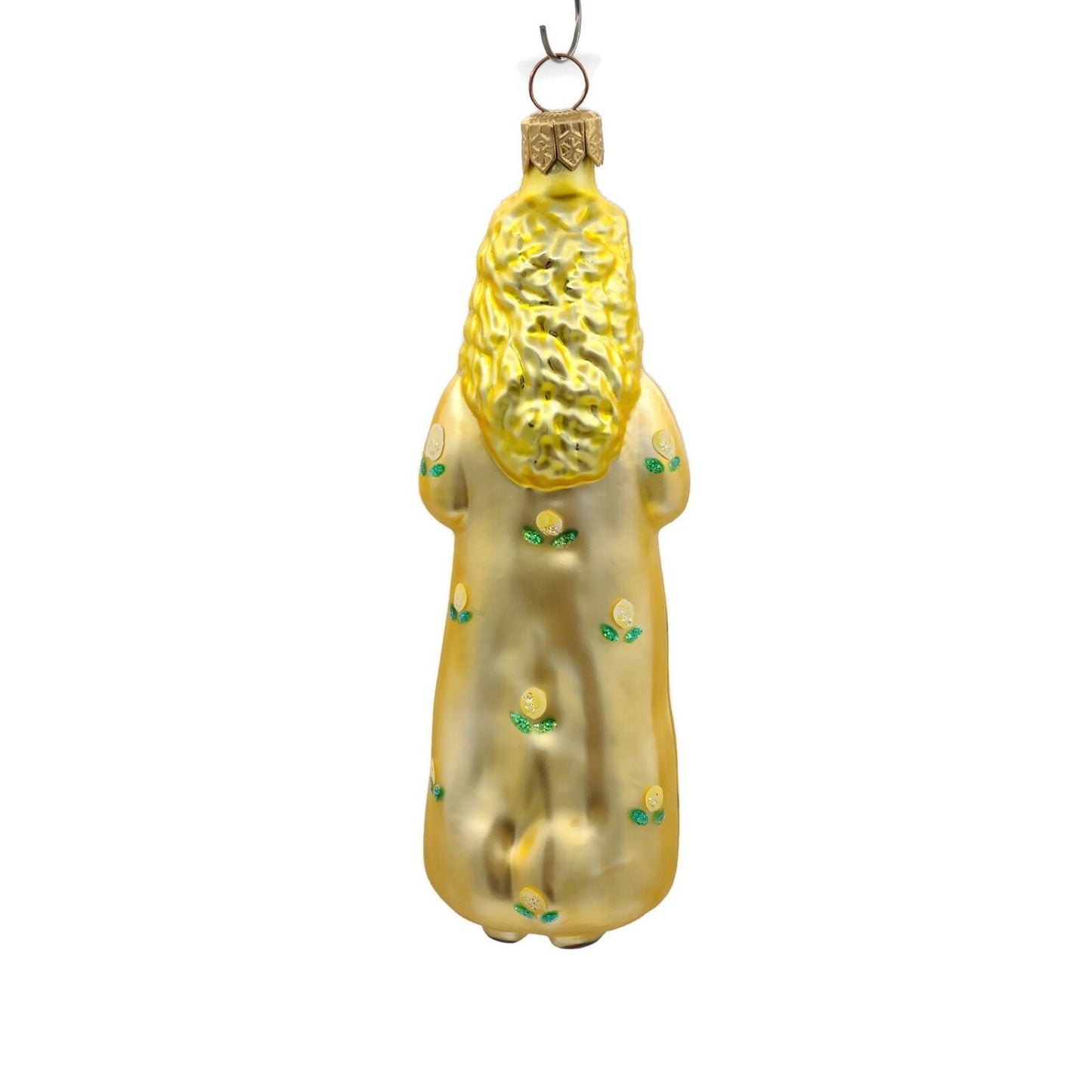 Patricia Breen Goldilocks Yellow Roses Flowers Floral Christmas Holiday Ornament