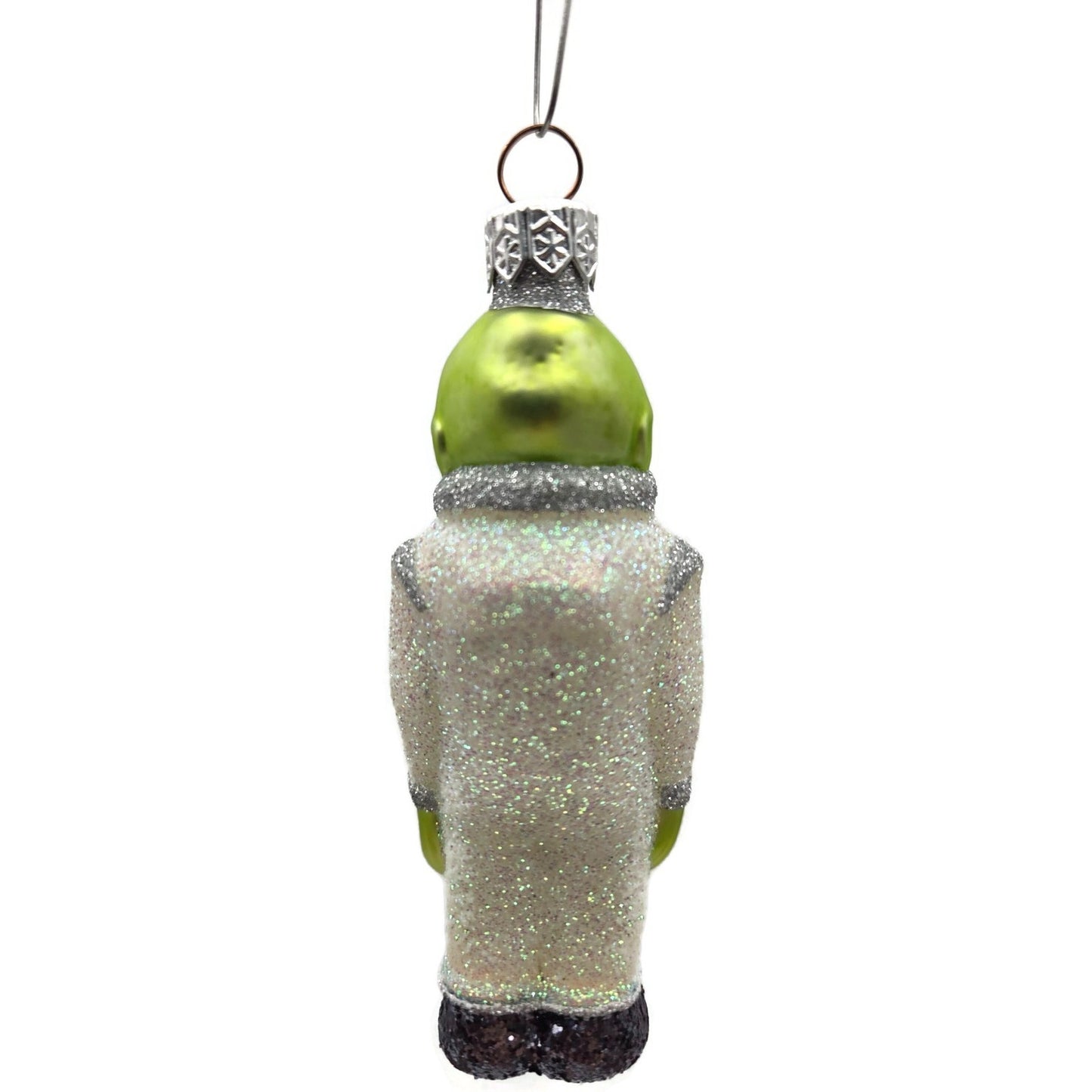 Patricia Breen A Walk on the Moon Alien Glittered Suit Shoes Christmas Ornament
