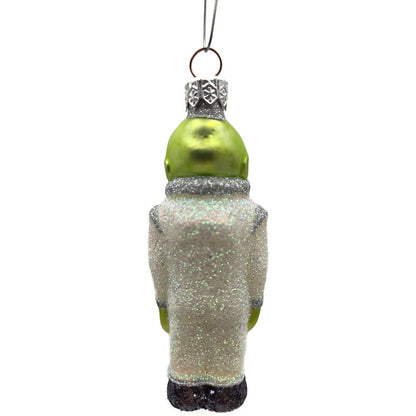 Patricia Breen A Walk on the Moon Alien Glittered Suit Shoes Christmas Ornament