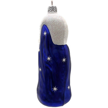 Patricia Breen Madonna of the Sun Cobalt Blue Stars Christmas Tree Ornament