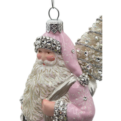 Patricia Breen Finnmark Claus Pink Santa Tree Adornment Christmas Ornament CATZ