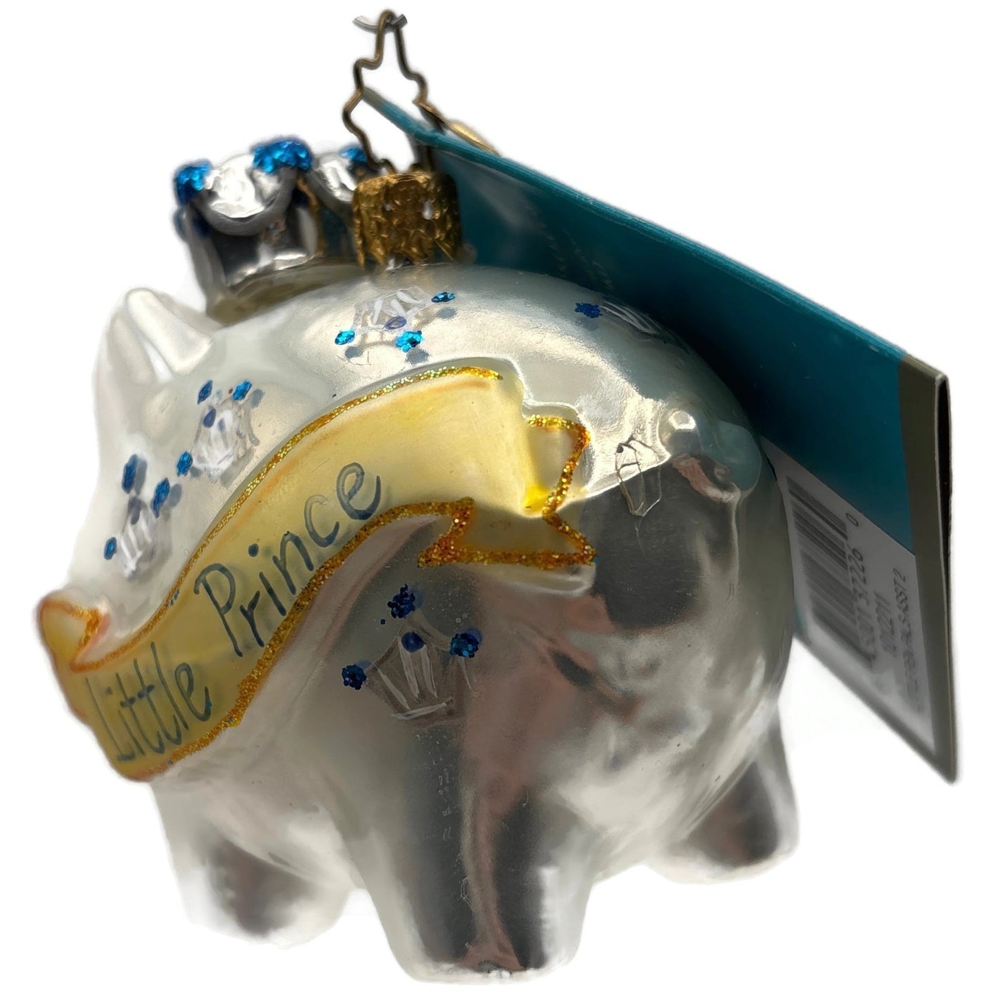 Christopher Radko Little Pen Pals Pig Pink Prince Pet Christmas Ornament 1012211