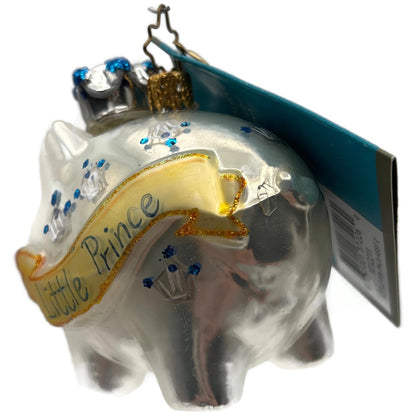 Christopher Radko Little Pen Pals Pig Pink Prince Pet Christmas Ornament 1012211