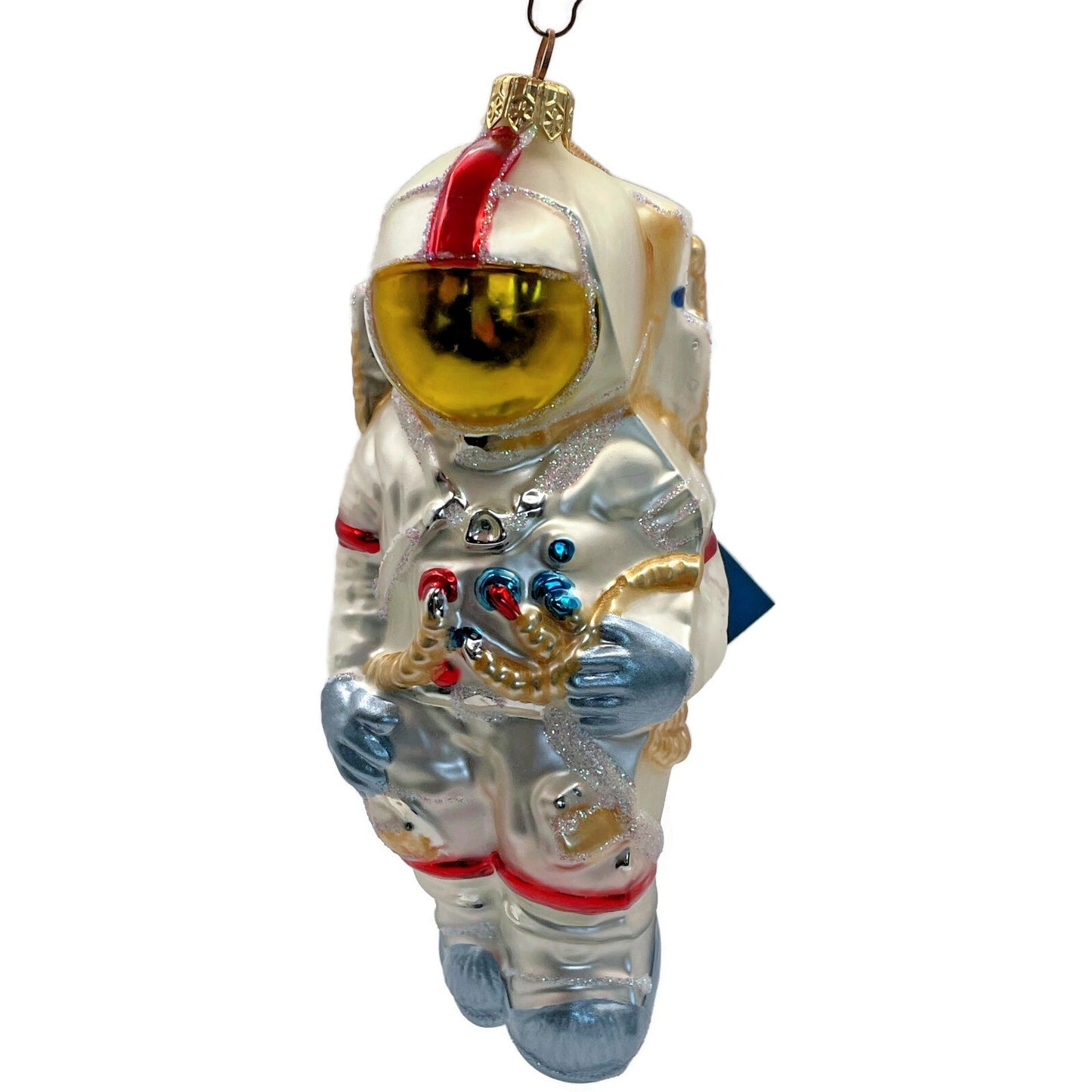 Astronaut Space Man Christmas Ornament Glass Polonaise Smithsonian Institute