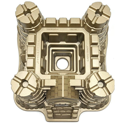 Castle Bundt Cake Pan 10 Cups Non Stick Gold Tone Williams Sonoma Nordic Ware